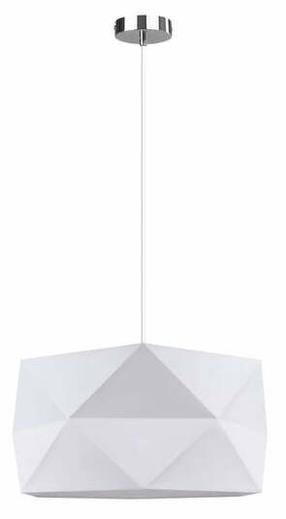 Lampa karināms Spot-Light Finja, E27, 1 x 60 W, balta krās. / hroma krās., 46.5 x 23.5 cm