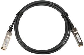Tīkla kabelis Extralink QSFP+ DAC 15784 QSFP+, QSFP+, 1 m, melna krās.