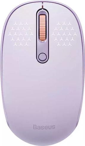 Belaidė kompiuterinė pelė Baseus F01B Tri-Mode, bluetooth / usb, violetinė sp.