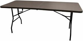 Stovyklavimo stalas Nuforma, ruda sp., 180 cm x 74 cm x 74 cm