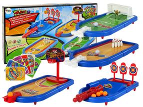 Настольная игра 4in1, многоцветный
