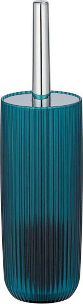 Щетка для унитаза NoName Agropoli 515142, синий цв./хромовый цв., 10 см x 36 см x 10 см