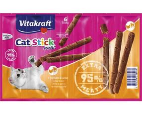 Лакомство для кошек Vitakraft Stick Classic Turkye & Lamb, мясо, 0.036 кг, 6 шт.
