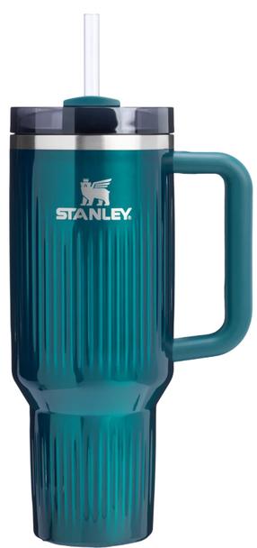 Бутылка-термос Stanley The Quencher H2.0 Fluted Tumbler, 1.18 л, marina shine цв.