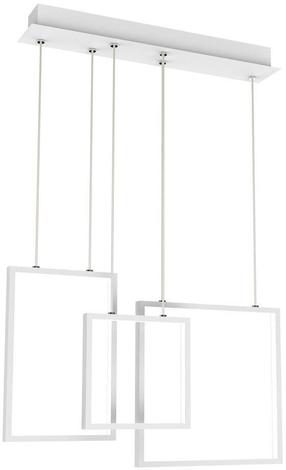 Šviestuvas kabinamas Candellux Keos Pendant A0026-330, LED, 4000 °K, 3 x 36 W, sidabro sp. / sidabro sp.