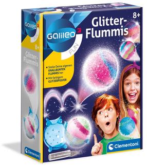 Набор экспериментов Clementoni Glitter Bouncy Balls, многоцветный