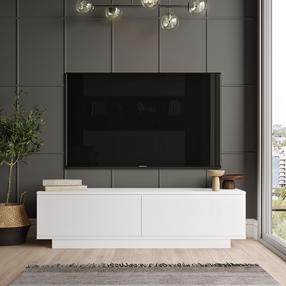 TV-laud Kalune Design FN1 W, valge v., 140 cm x 35.5 cm x 38.2 cm