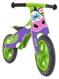 Līdzsvara velosipēds Milly Mally DUPLO® 1711, zaļa krās./violeta krās., 12"