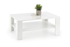 Žurnalinis staliukas Kwadro, balta sp., 110 cm x 65 cm x 53 cm