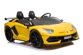 Bērnu elektroauto Lean Cars Lamborghini Aventador SX2028, dzeltena krās.