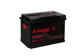 Akumuliatorius A-mega Standard, 12 V, 60 Ah, 540 A