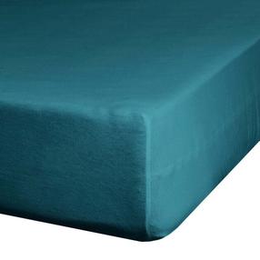 Voodilina Jersey D91, türkiissinine v., 90 x 200 cm, kummiga