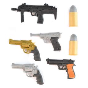 Kustutuskumm - kujukeste komplekt Iwako Model Gun ER-BRI035, mitmevärviline