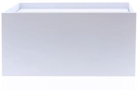 Āra sienas lampa CristalRecord, 20W, LED, IP54, balta krās., 10 cm x 10 cm