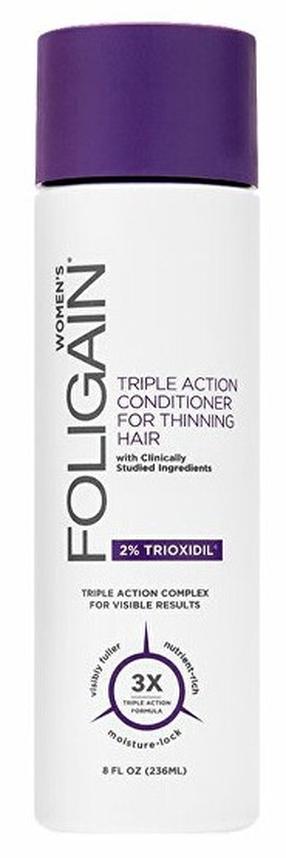 Matu kondicionieris Foligain Triple Action 2% Trioxidil, 236 ml