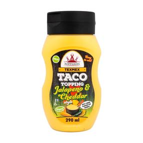 Padažas Poppamies Jalapeno & Cheddar, 290 ml