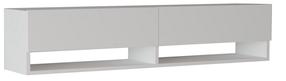 Televizoriaus spintelė Kalune Design Arges, balta sp., 140 cm x 31.4 cm x 30 cm