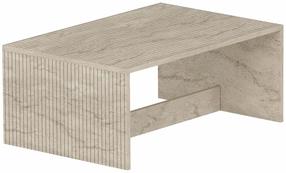 Kavos staliukas Kalune Design Lenna, travertine sp., 90 cm x 60 cm x 41.4 cm