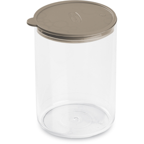 Lielapjoma produktu konteiners Gio`style Tengo, 1.2 l, 11.8 cm x 11.8 cm, caurspīdīga krās./brūna krās./pelēka krās.