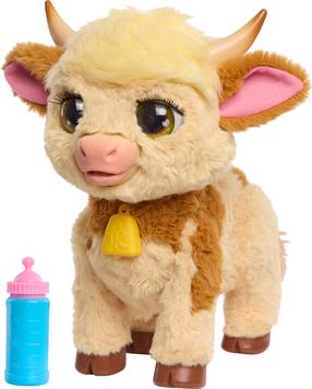Interaktīva rotaļlieta govs Hasbro Furreal Maggie, brūna krās.