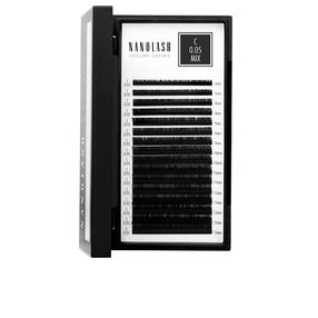 Накладные ресницы Nanolash Volume Lashes 0.05 C, черный цв.