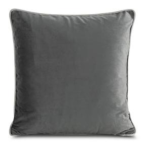 Dekoratyvinės pagalvėlės užvalkalas Melia JA128-06, tamsiai pilka sp., 60 cm x 60 cm