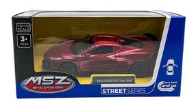 Mänguauto MSZ Street Series Chevrolet Corvette C8 Z06, 1:43, punane v.