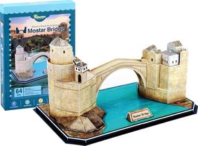 3D пазл ZA2900 Mostare, 31 см x 21.5 см, 64 шт.