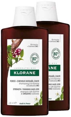 Šampoon Klorane Organic Quinine & Edelweiss, 800 ml