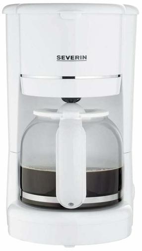 Кофемашина с фильтром Severin KA4323, белый цв.