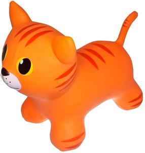 Мяч для прыжков Gerardo's Toys Jumpy Cat, oранжевый цв.