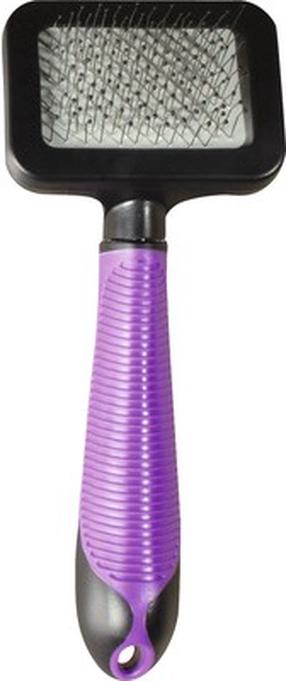 Ķemme kaķiem Karlie SlickerBrush, melna krās./violeta krās.