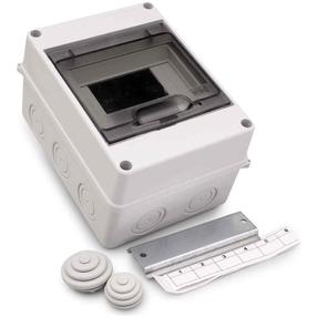 Modulinis skydas Technova, virštinkinis, IP65, 4 mod., balta sp.