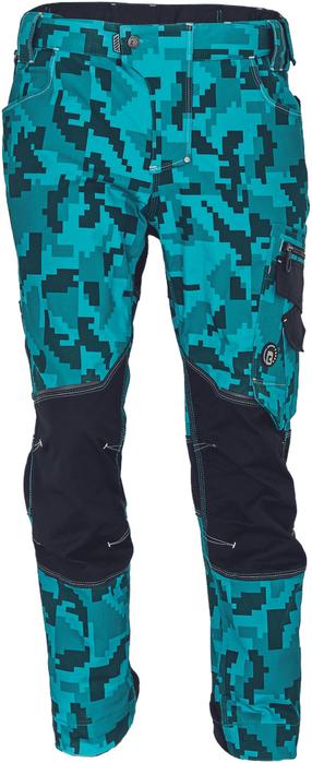 Darba bikses vīriešu Cerva Neurum Camou, petrol blue krās., 60 izmērs
