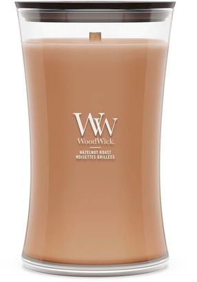 Žvakė, aromatinė WoodWick Hazelnut Roast, 90 - 140 h, 609 g, ruda sp.
