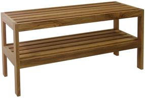 Suoliukas Home4you Mondeo 19944, rudas, 82 cm x 32 cm x 40 cm