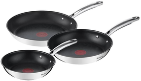Pannu komplekts Tefal, Ø 28 cm, nerūsējošais tērauds