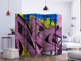Širma Artgeist Street Art - Graffiti II, įvairių spalvų, 225 cm x 172 cm