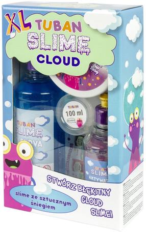 Šlykštuko - gleivių gamybos rinkinys Tubadzin Cloud Slime XL, įvairių spalvų