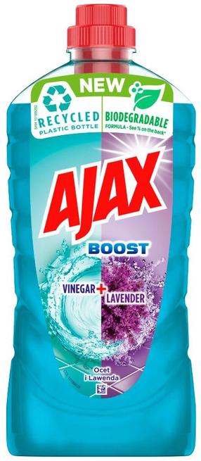 Grindų valiklis, dušui Ajax Boost Vinegar & Lavender, 1 l