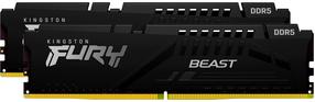 Operatyvioji atmintis (RAM) Kingston Fury Beast Black KF564C32BBEK2-64, DDR5, 2 x 32 GB, 6400 MHz