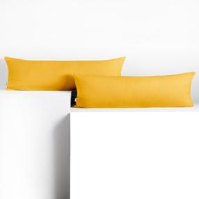 Pagalvės užvalkalas Restilo Amber, geltona sp., 40 cm x 145 cm, 2 vnt.