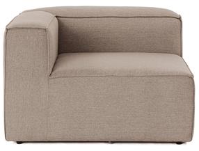 Moduļu dīvāns Atelier Del Sofa Fora, brūna krās., kreisais, 105 x 107 cm x 66 cm