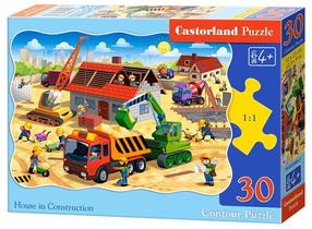 Puzle Castorland House in Construction 30 el. 03686, 30 gab.