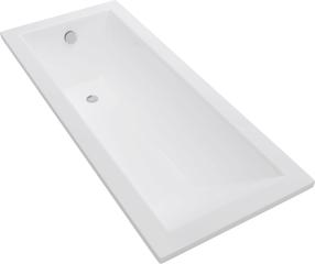 Vann, sisseehitatav Mexen Cubik, 150 cm x 70 cm x 51 cm, ristkülik, valge v./kroom v.