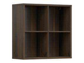 Sieninė lentyna Nepo Plus, ruda, 32 cm x 77 cm x 74.5 cm