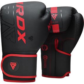 Boksa cimdi RDX F6 Matte BGR-F6MR-16OZ, melna krās./sarkana krās., 16 oz