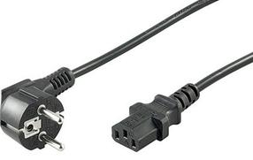 Vads Goobay 68604 Elektros tinklo, C13, 1.5 m, melna krās.