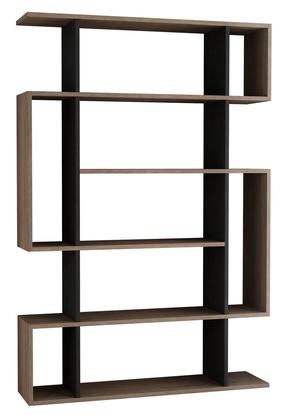Pastatoma lentyna Kalune Design Mito 776HMS3615, antracito sp./sonoma ąžuolo sp., 161 cm x 25 cm x 108.5 cm