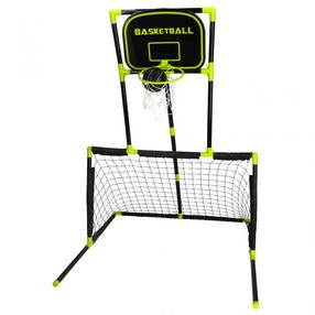 Sporta spēļu komplekts 6in1 Combo, 96 cm x 93 cm, melna krās./zaļa krās.